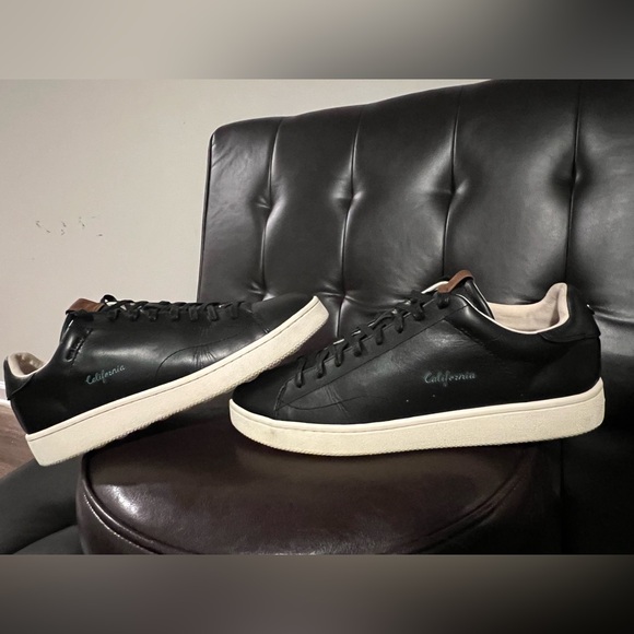 COACH authentic leather California themed sneakers size 11D - Picture 3 of 13